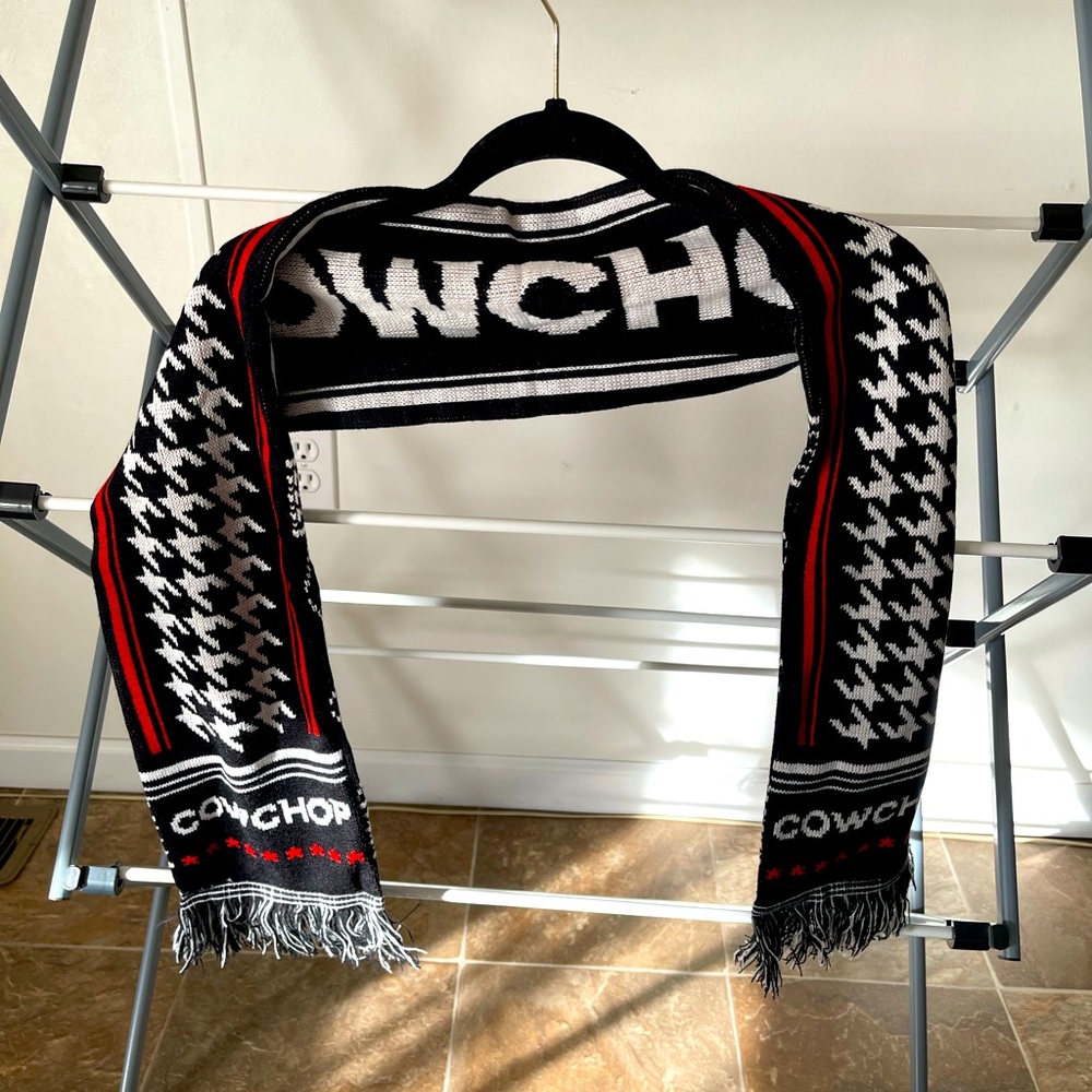 Never worn Cow Chop scarf